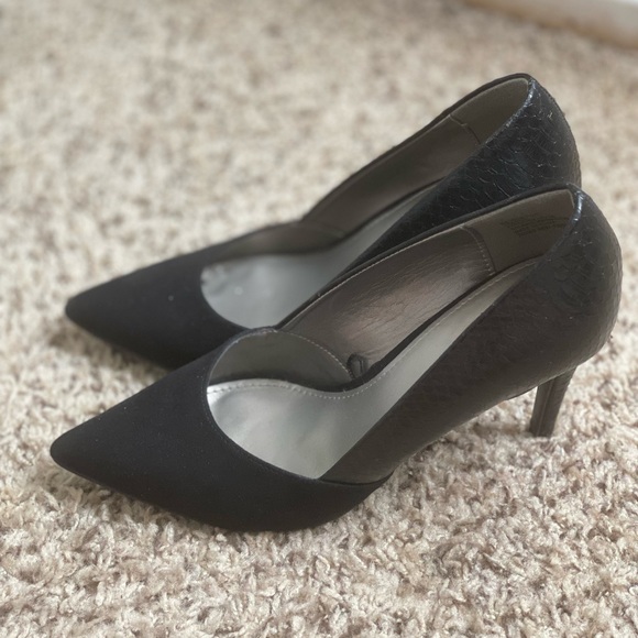 WORTHINGTON SUEDE WOMEN’S BLACK PUMPS SIZE 9 - Picture 11 of 14